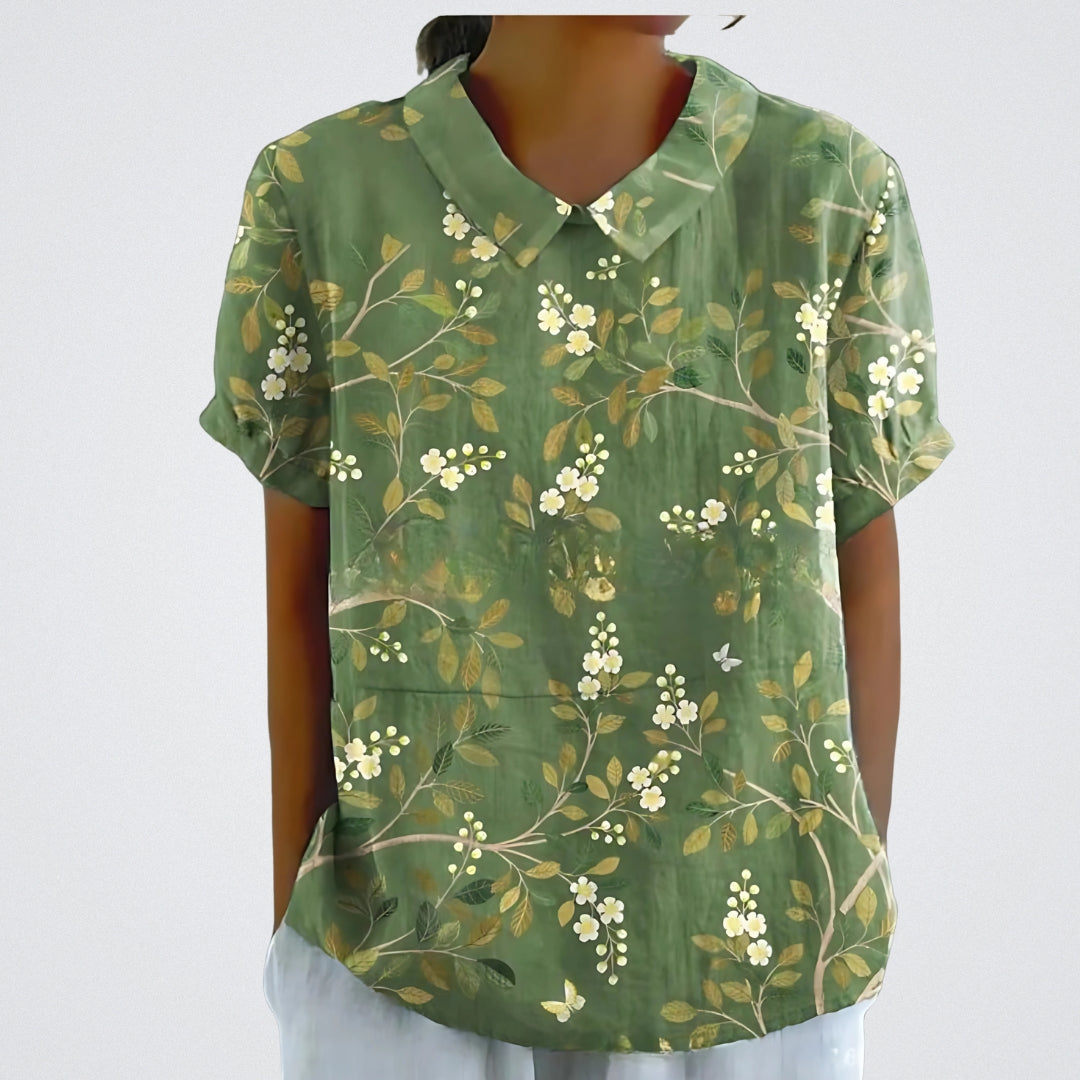 Flowered Blouse