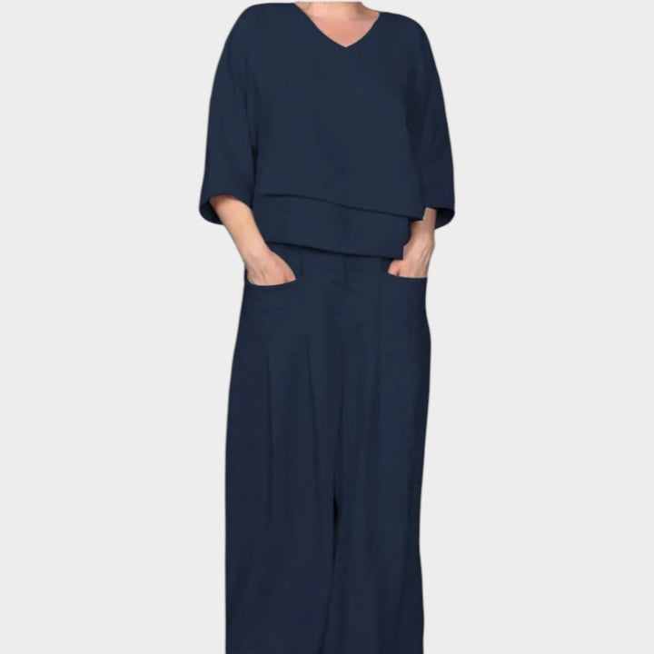 Relaxed Luxe Two-Piece Lounge Set