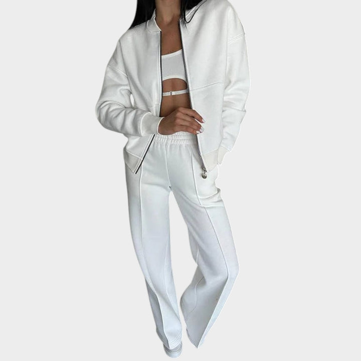 Chic Zip-Up Lounge Set