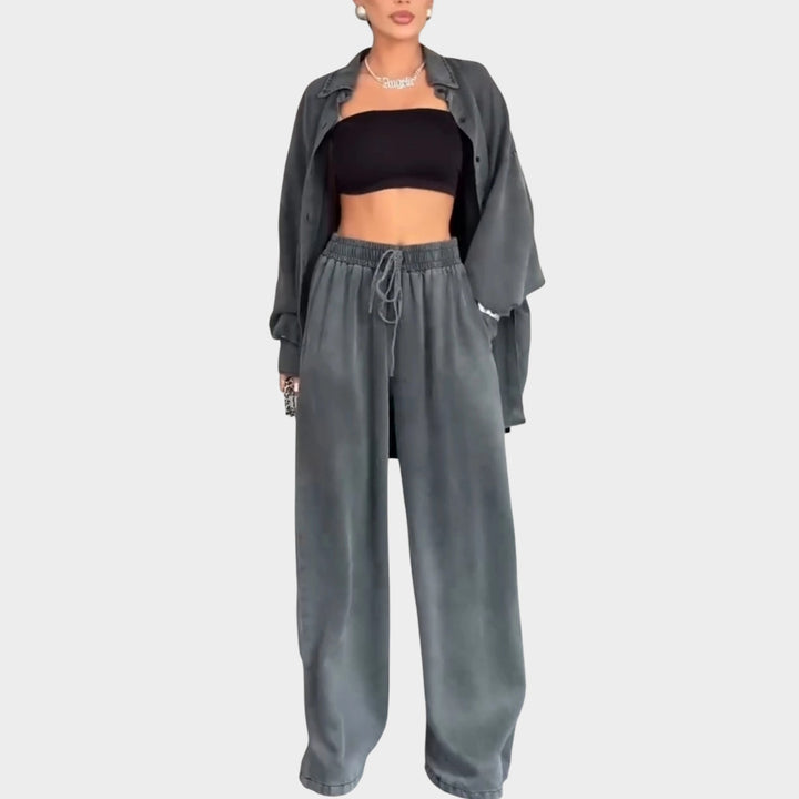 Effortless Chic Two-Piece Casual Suit