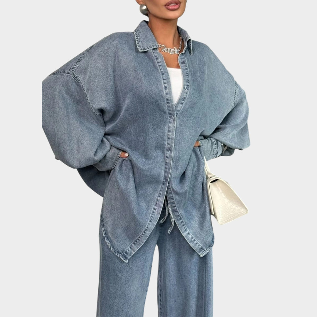 Effortless Chic Two-Piece Casual Suit