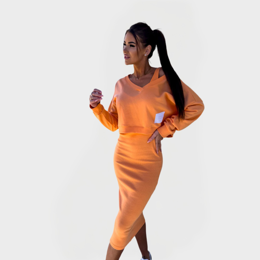 Summer Set with Hoodie and Dress for Comfort and Style