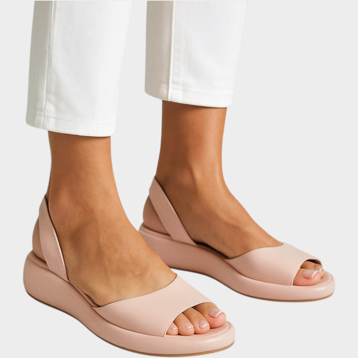 Sleek Open‑Toe Slingback Sandals