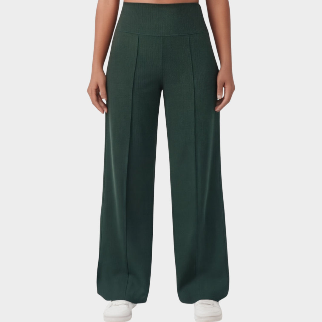 High-Waisted Wide-Leg Lounge Pants