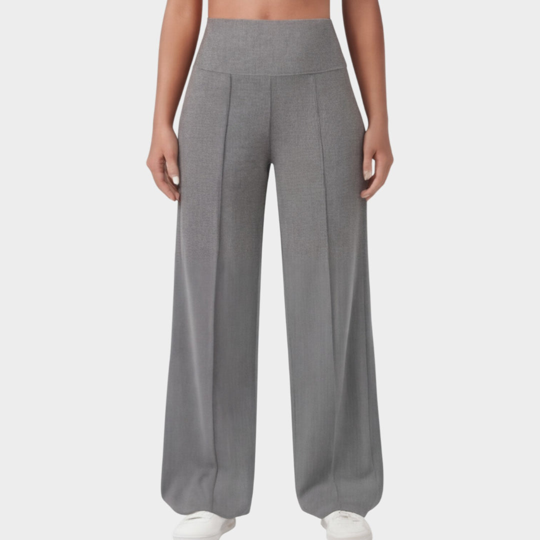 High-Waisted Wide-Leg Lounge Pants