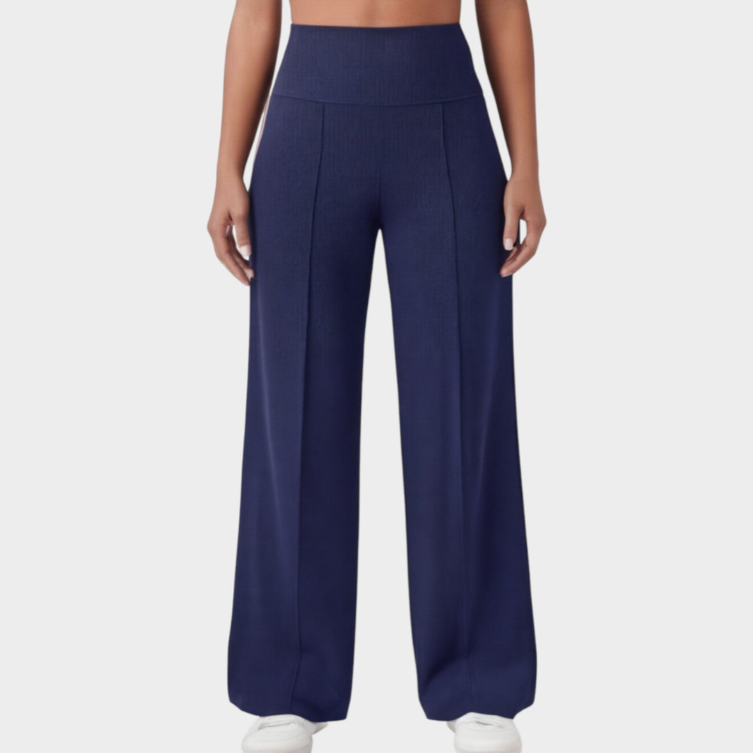 High-Waisted Wide-Leg Lounge Pants