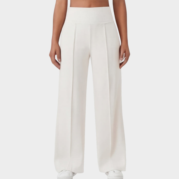 High-Waisted Wide-Leg Lounge Pants