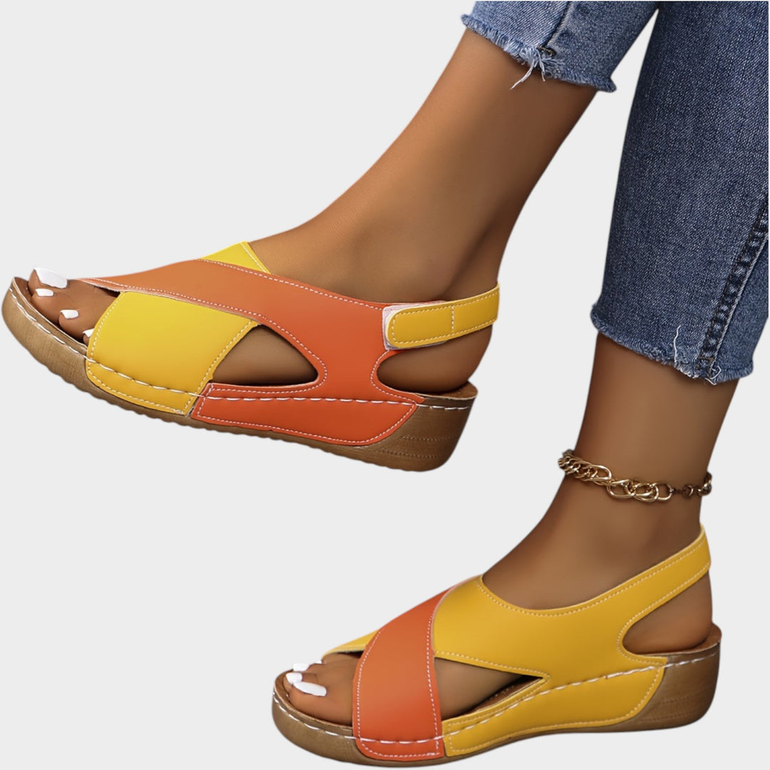 Comfort Cutout Slingback Sandals