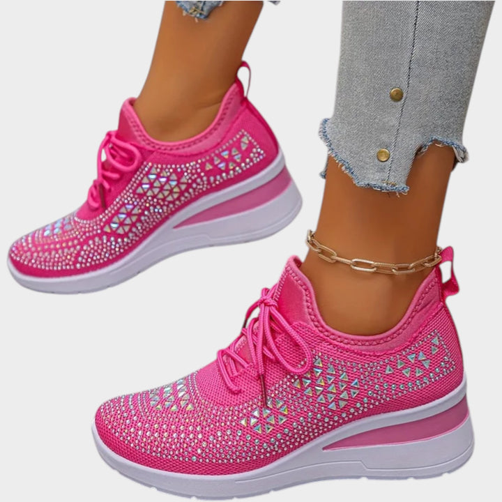 Sparkle Mesh Comfort Sneakers