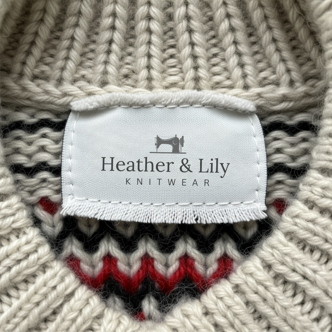 Knitted Sweater with Pattern