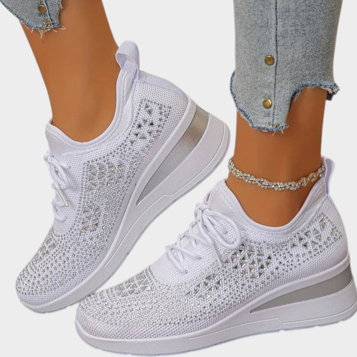 Sparkle Mesh Comfort Sneakers