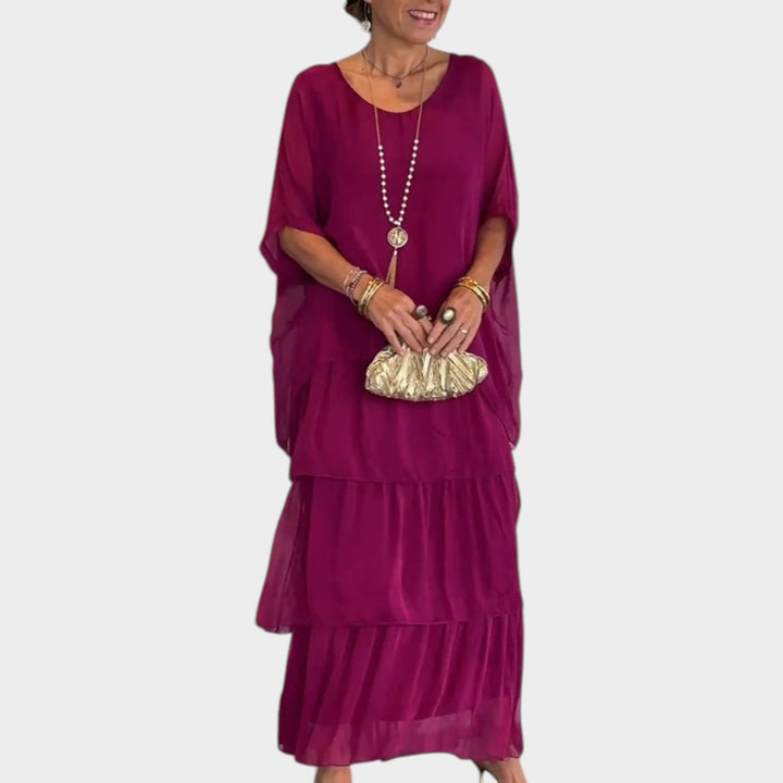 Flowy Tiered Boho Maxi Dress