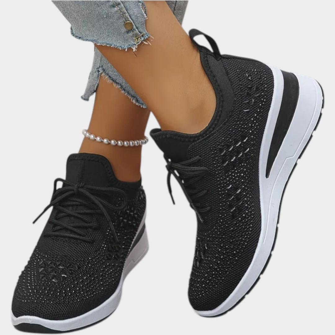 Sparkle Mesh Comfort Sneakers