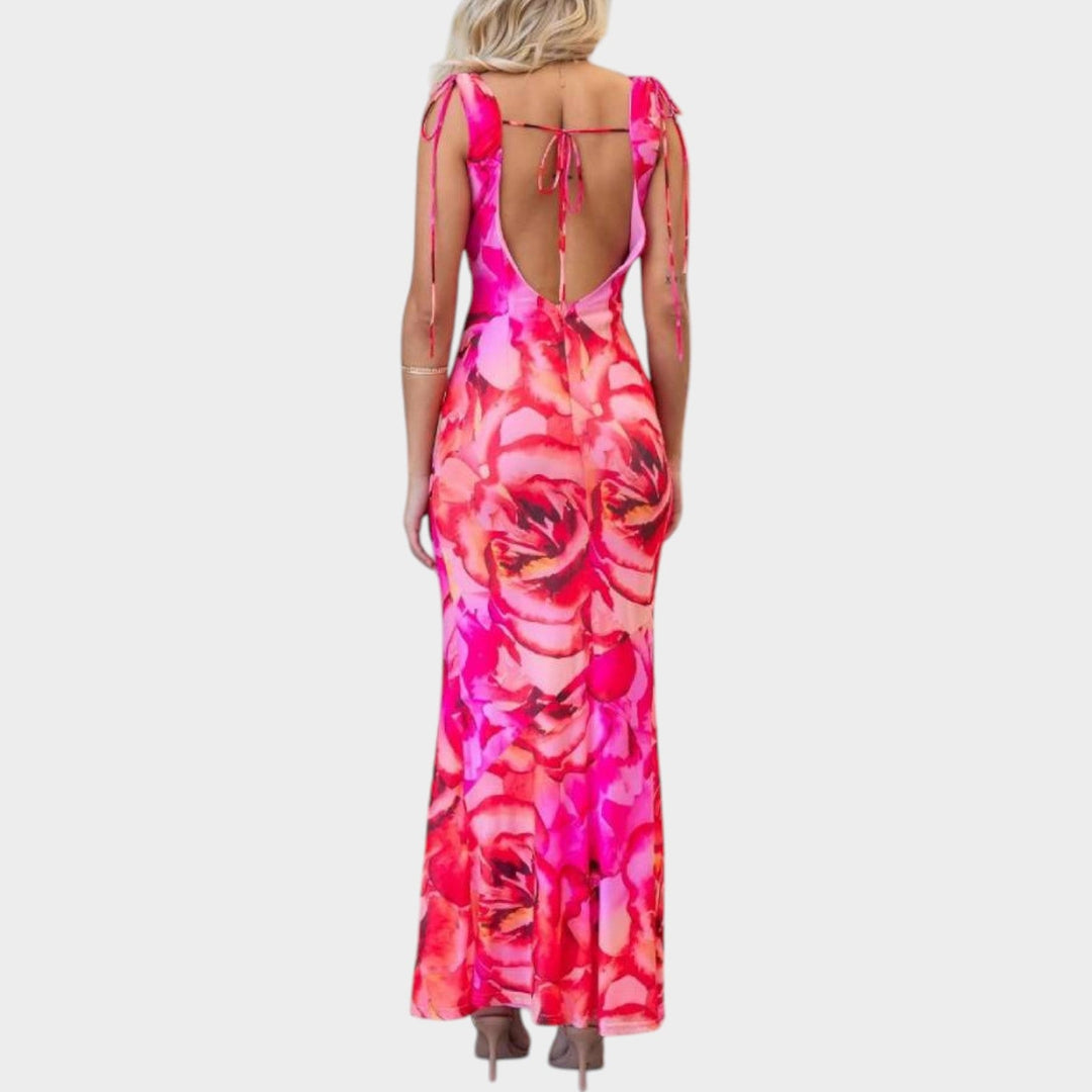 Sleeveless Fitted Maxi Dress