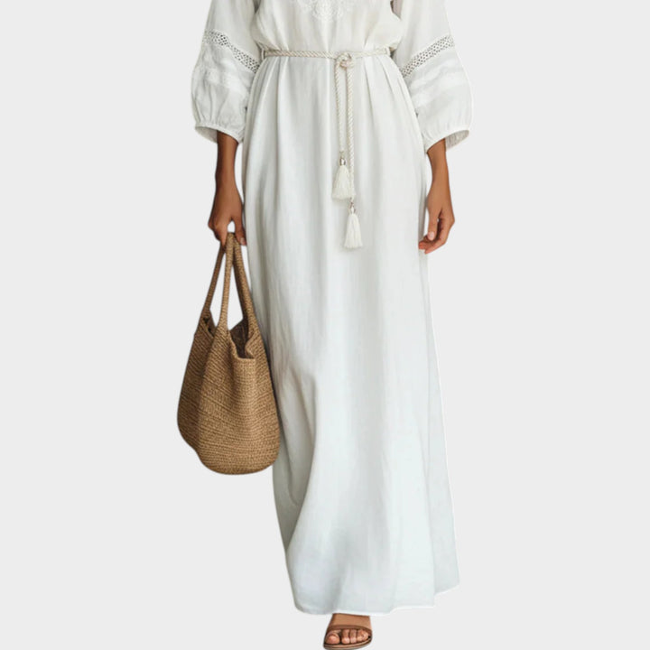 Boho Embroidered Maxi Dress