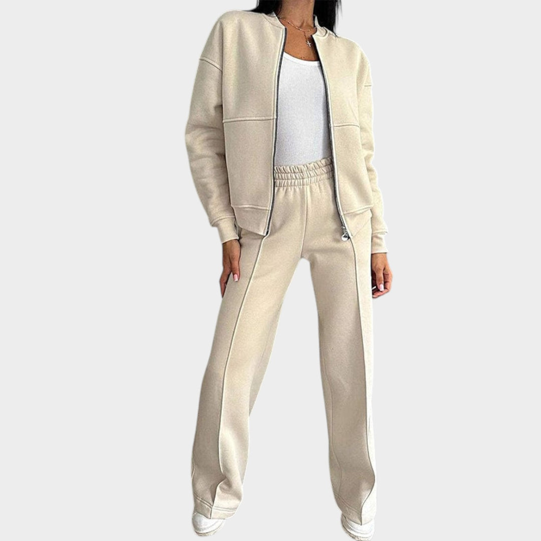 Chic Zip-Up Lounge Set