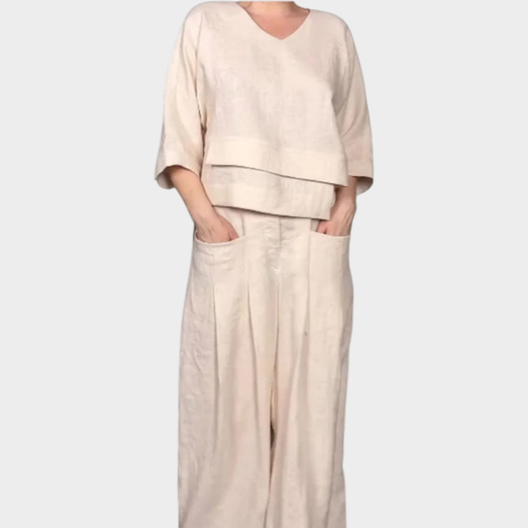 Relaxed Luxe Two-Piece Lounge Set
