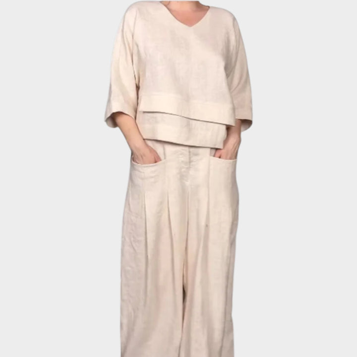 Relaxed Luxe Two-Piece Lounge Set