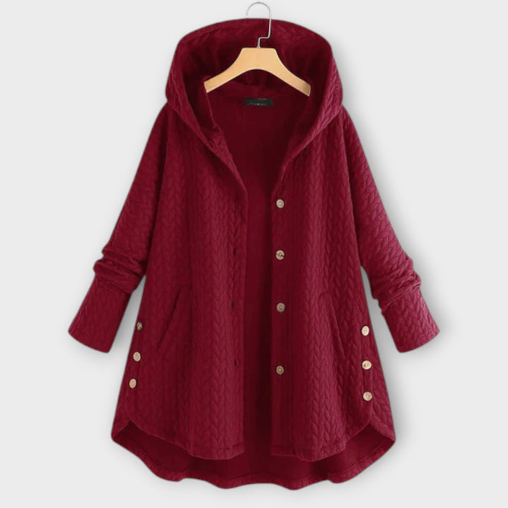Leslie - Warm Jacket with Buttons