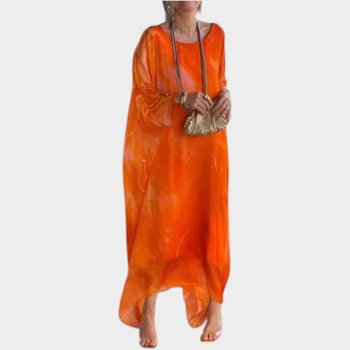 Artistic Flow Maxi Kaftan Dress