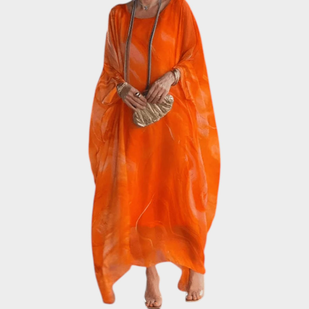 Artistic Flow Maxi Kaftan Dress