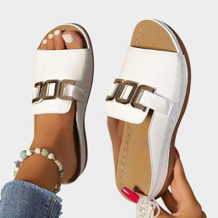 Elegant Chain Strap Comfort Sandals