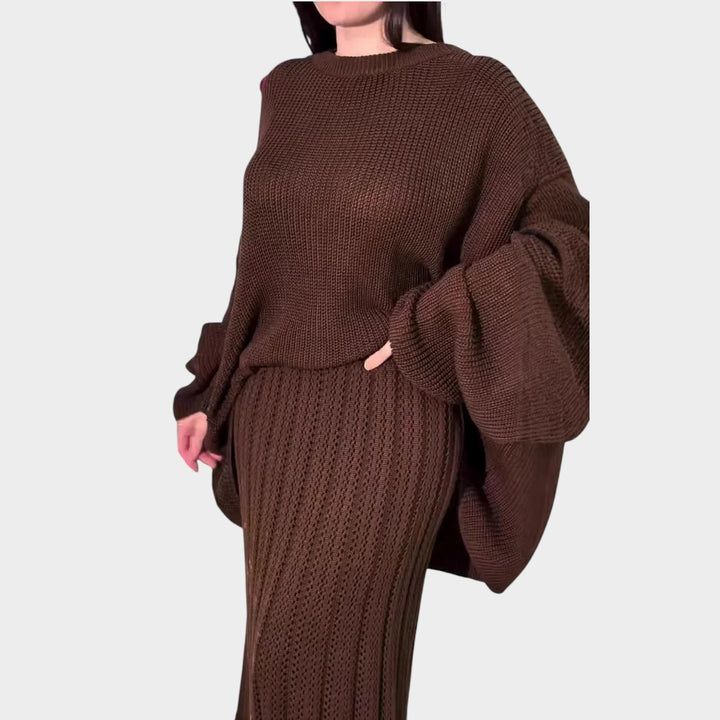 Elegant Knit Two-Piece Set