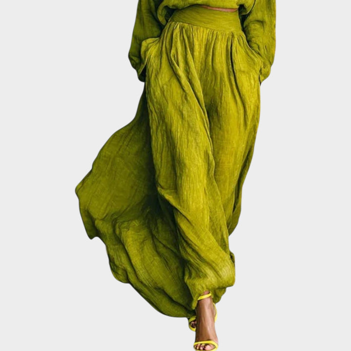Flowing Two-Piece Maxi Set