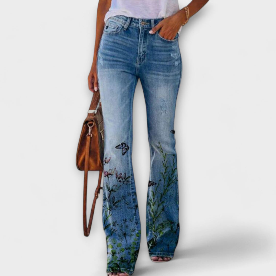Flowered Pants