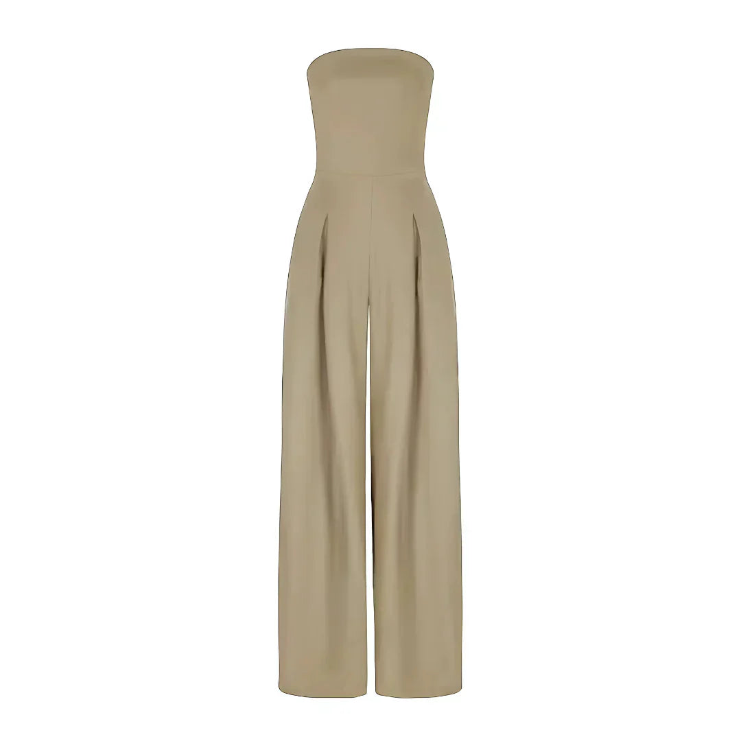Full Body Jumpsuit with Strapless Corset