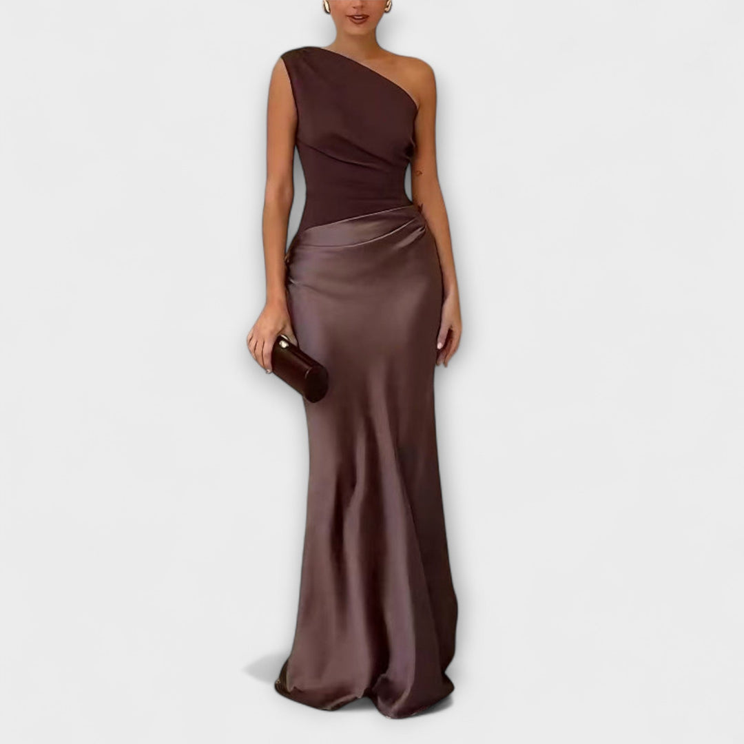 Maxi Dress with Open Shoulder