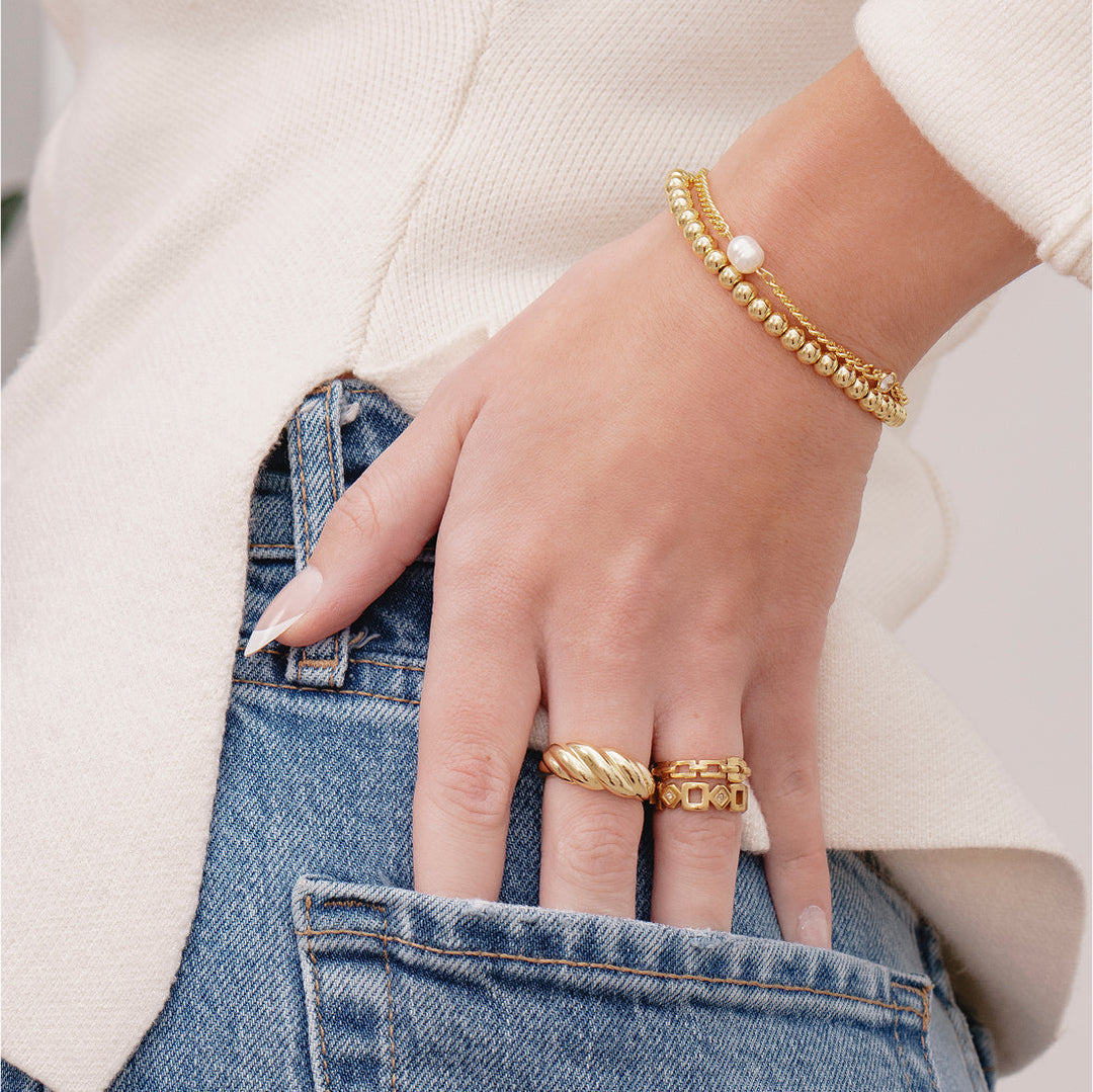 Gold Mykonos Bracelet