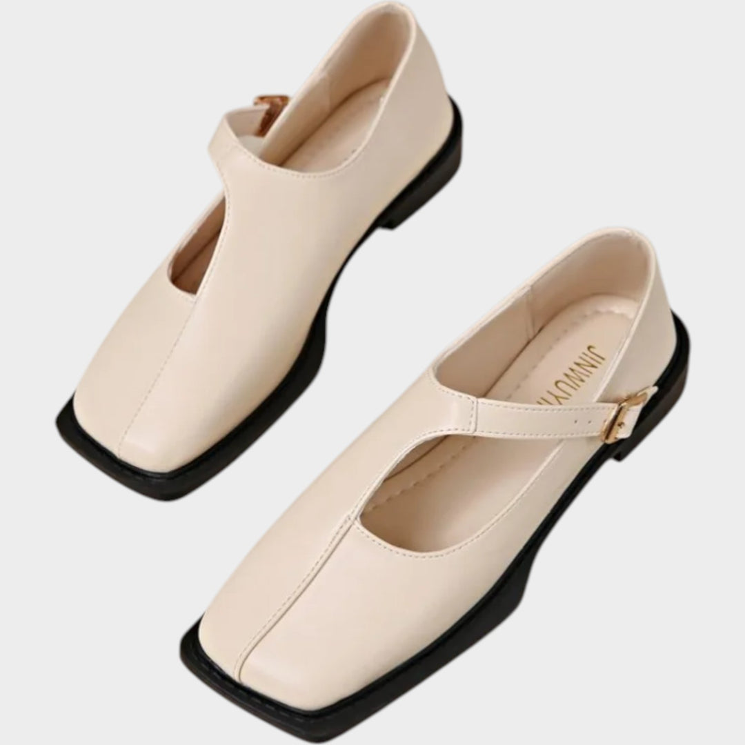 Classic T‑Strap Flat Shoes