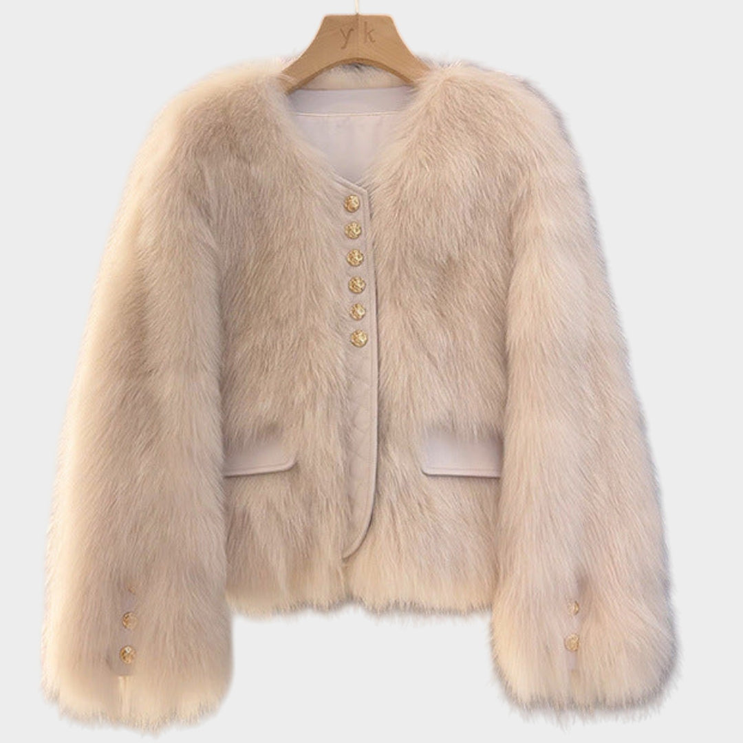 Luxury Faux Fur Statement Jacket