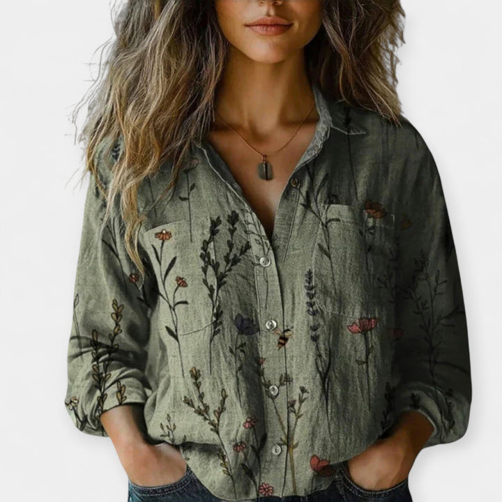 Vintage Blouse with Design
