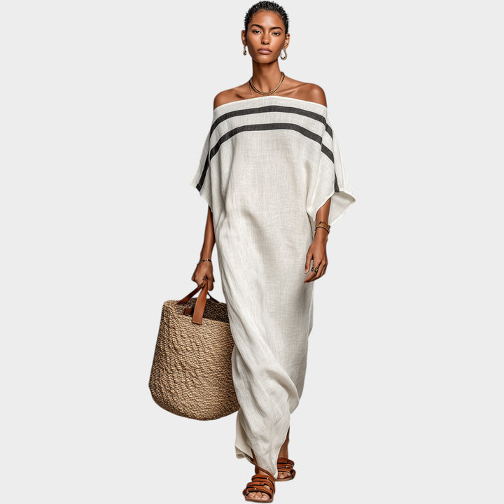 Off-Shoulder Maxi Dress