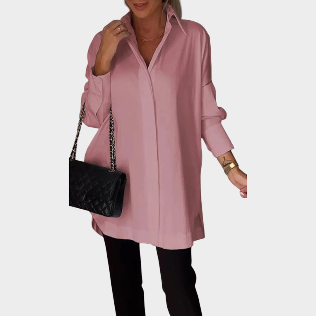 Oversized Classic Button-Up Shirt