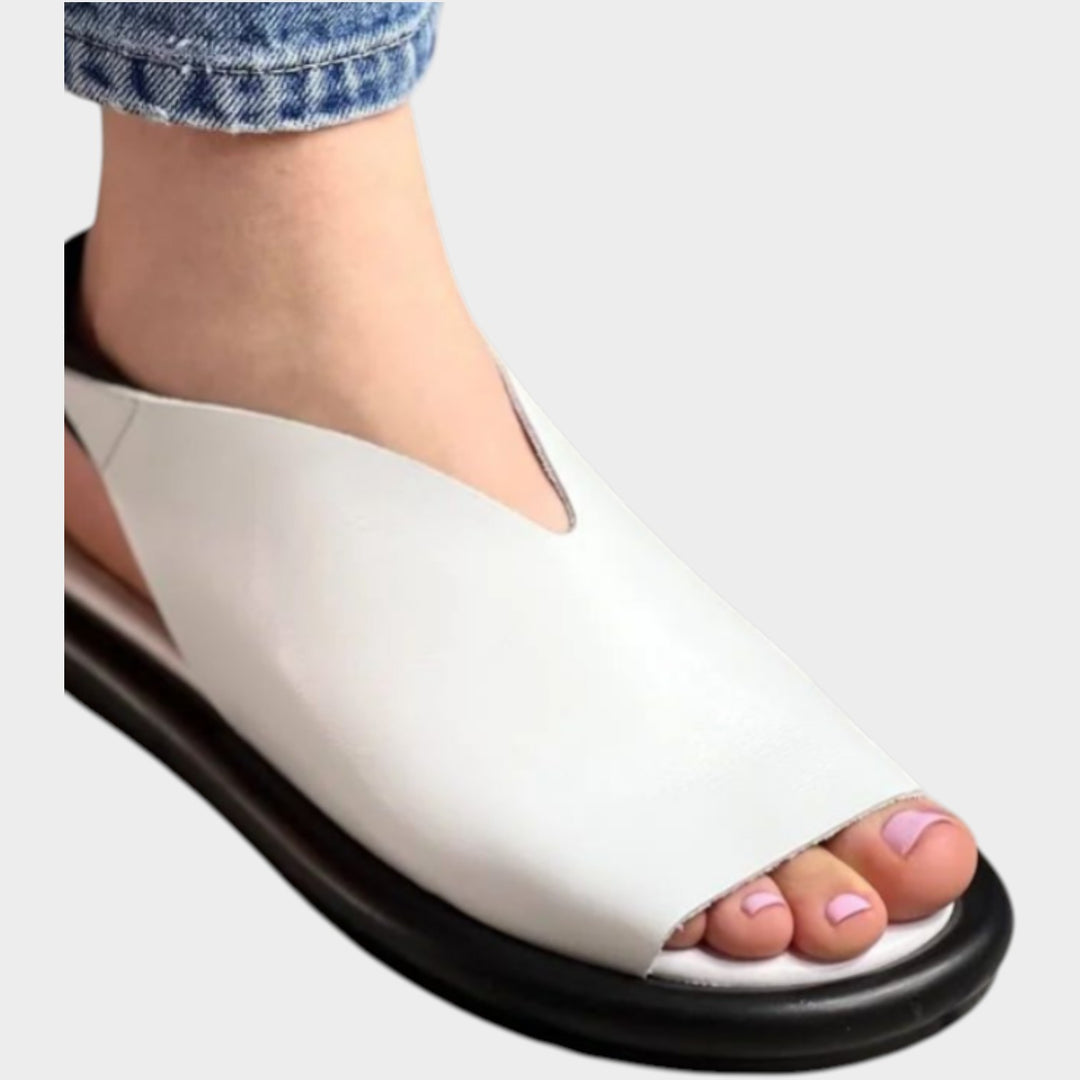 Modern Open-Toe Leather Sandals