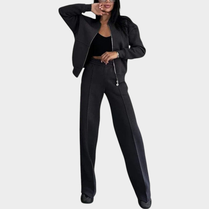 Chic Zip-Up Lounge Set