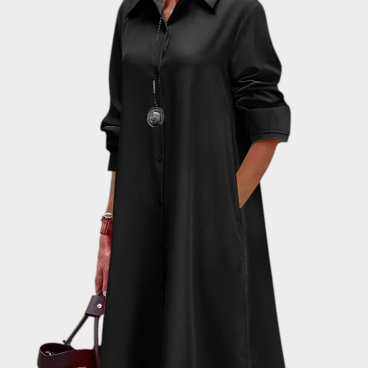 Classic Button-Down Shirt Dress