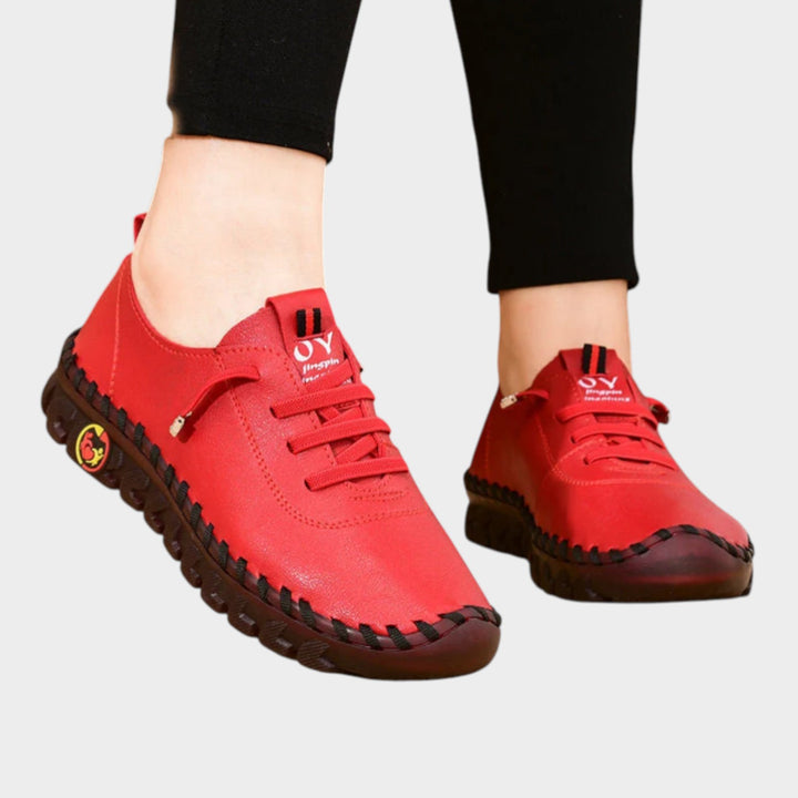 ComfortFlex Leather Casual Walking Shoes