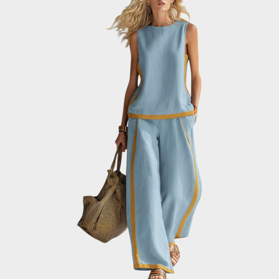 Two-Piece Wide-Leg Set