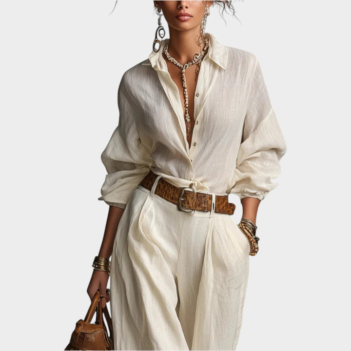 Effortless Linen Two-Piece Set