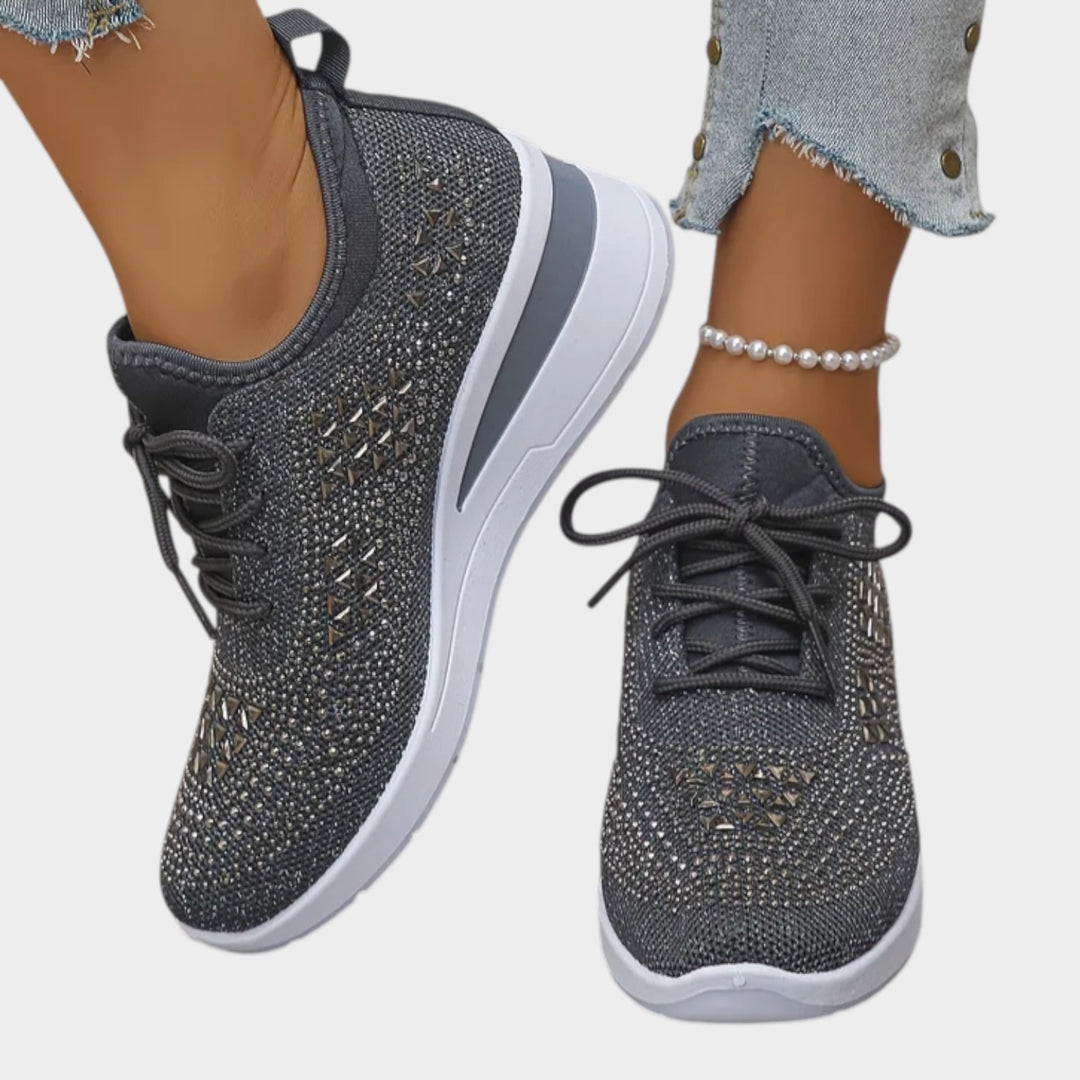 Sparkle Mesh Comfort Sneakers