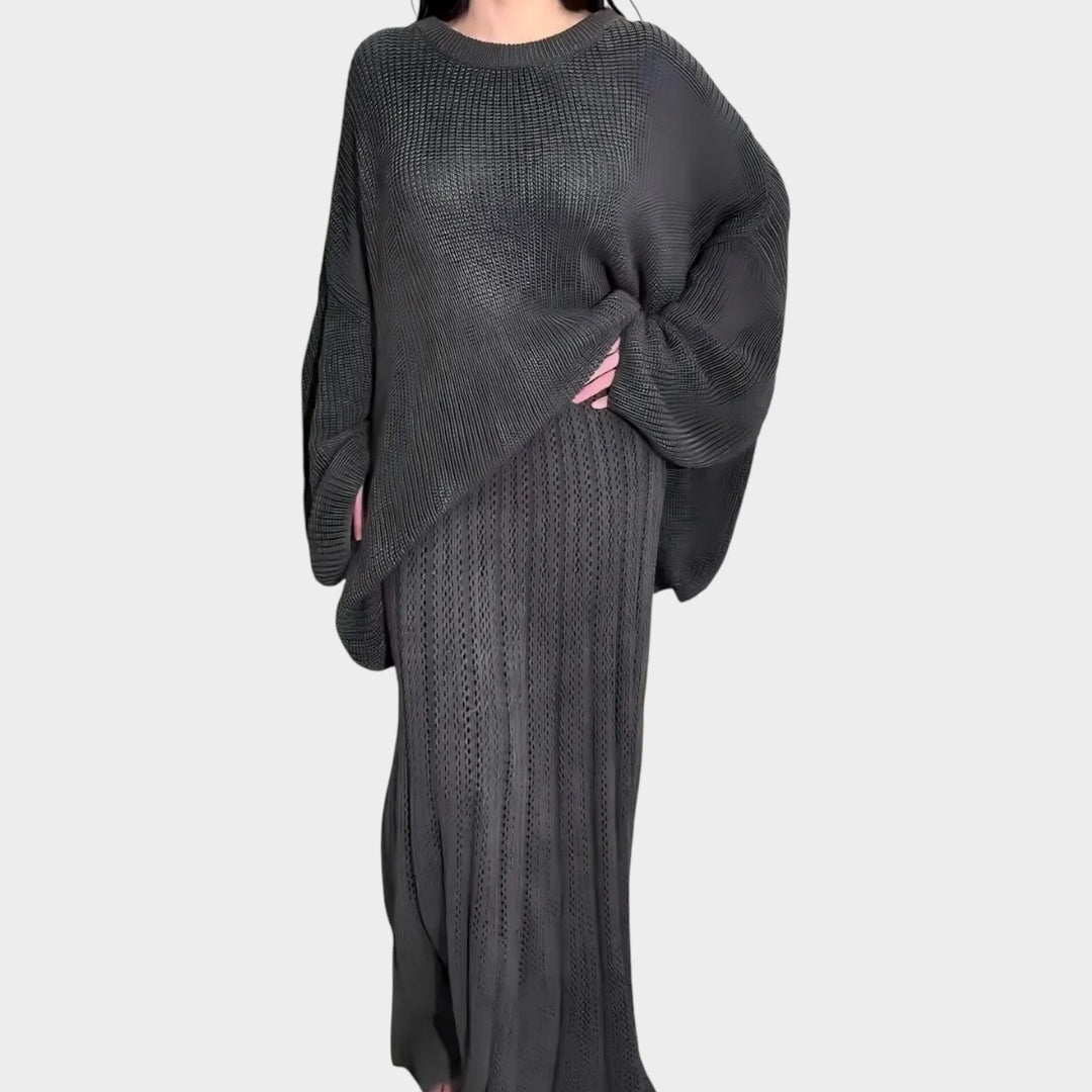 Elegant Knit Two-Piece Set