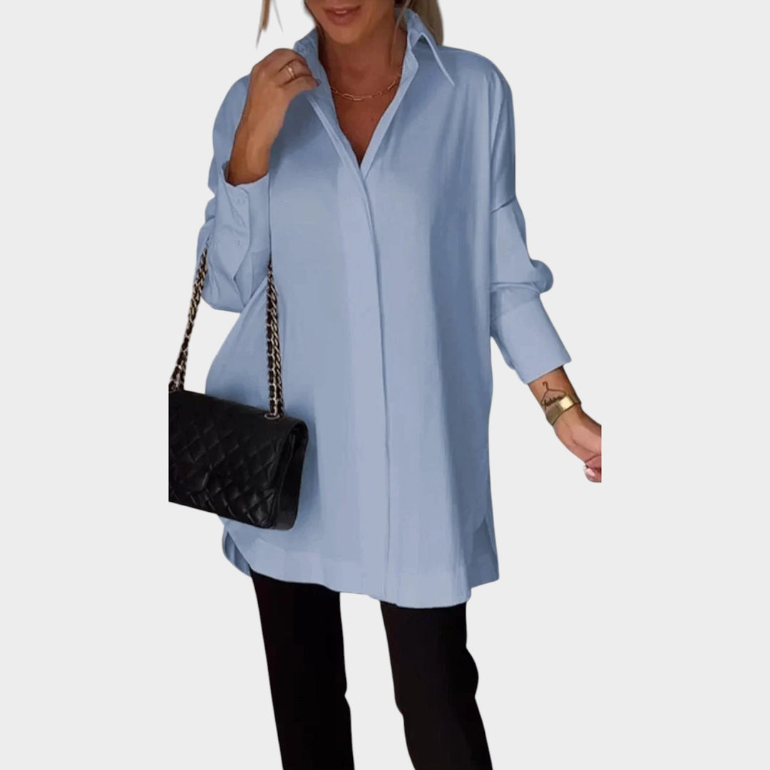 Oversized Classic Button-Up Shirt