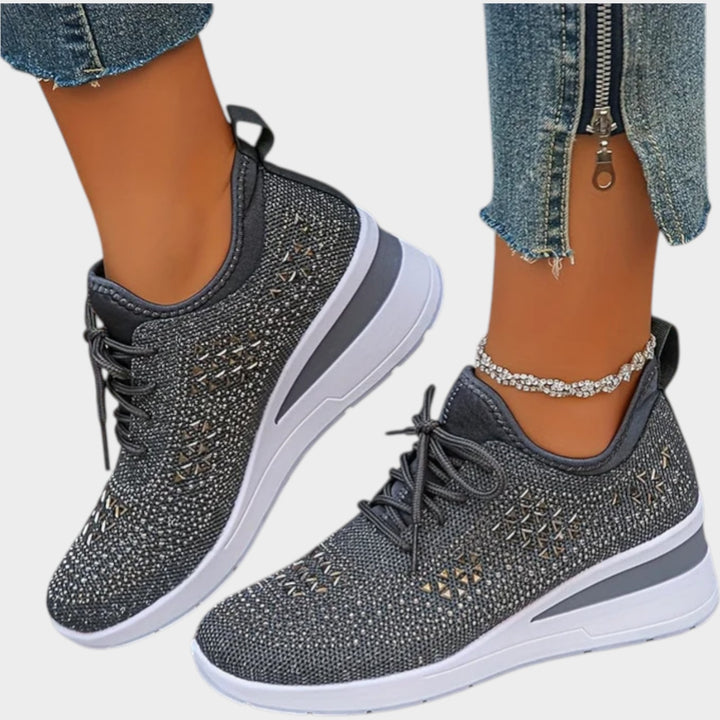 Sparkle Mesh Comfort Sneakers