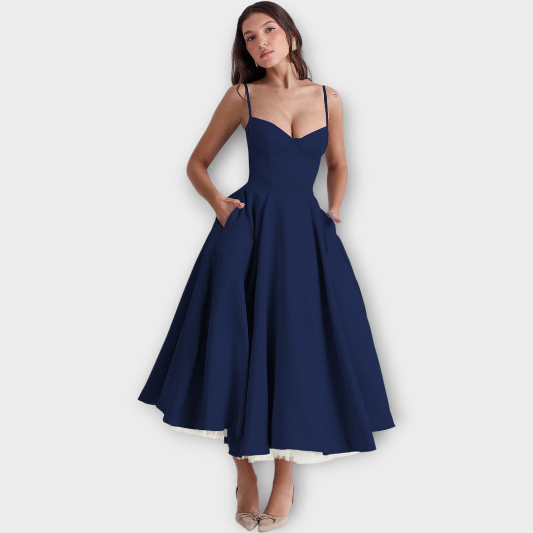 Seraphina Corset Midi Dress