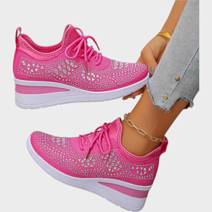 Sparkle Mesh Comfort Sneakers