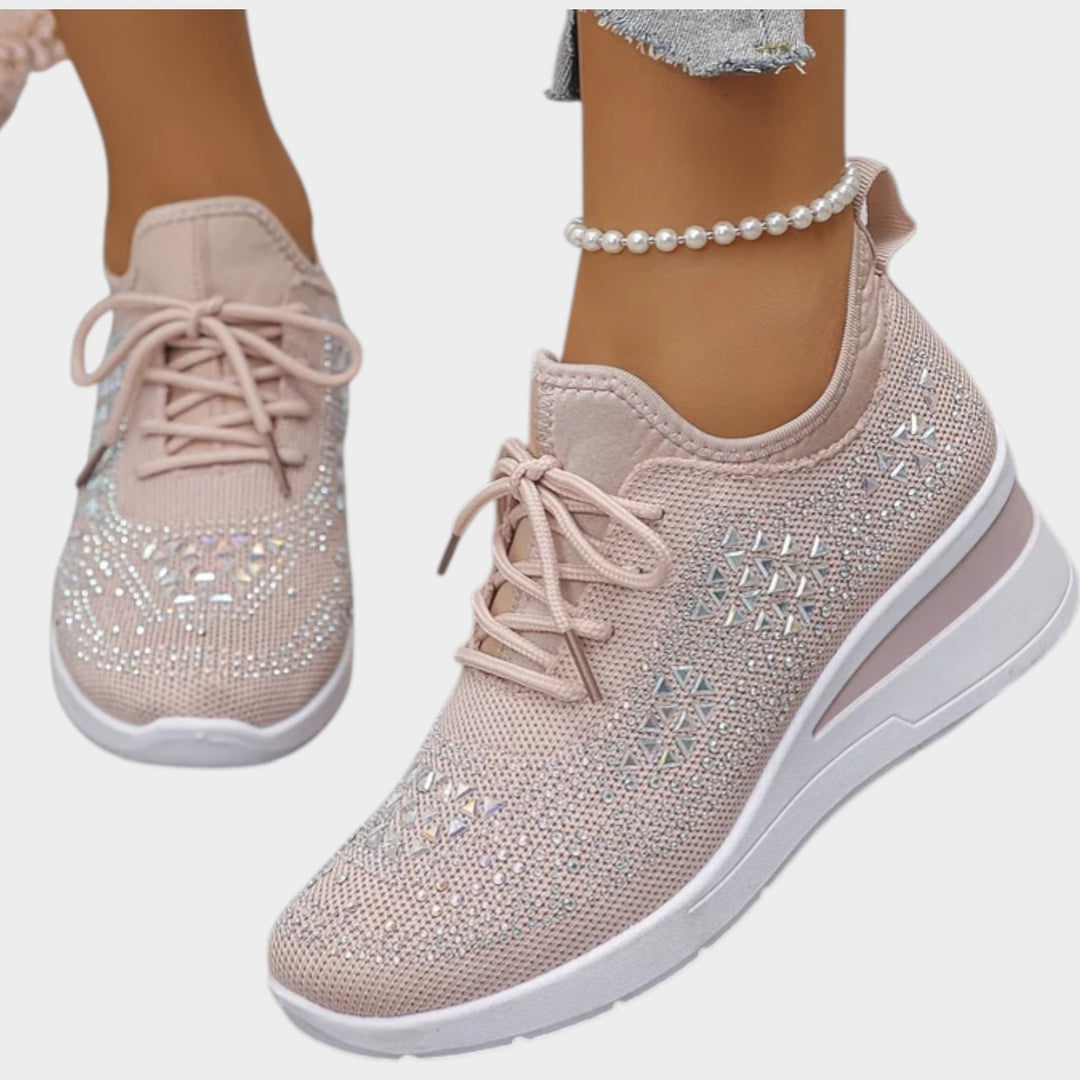 Sparkle Mesh Comfort Sneakers